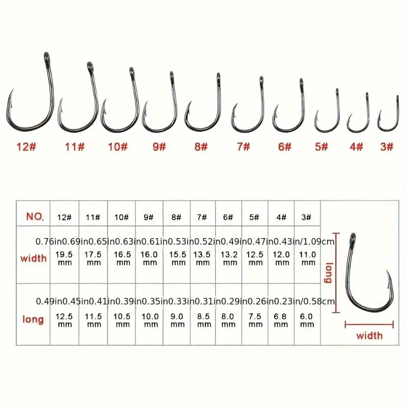 Ultimate Silver Fishing Hook Set