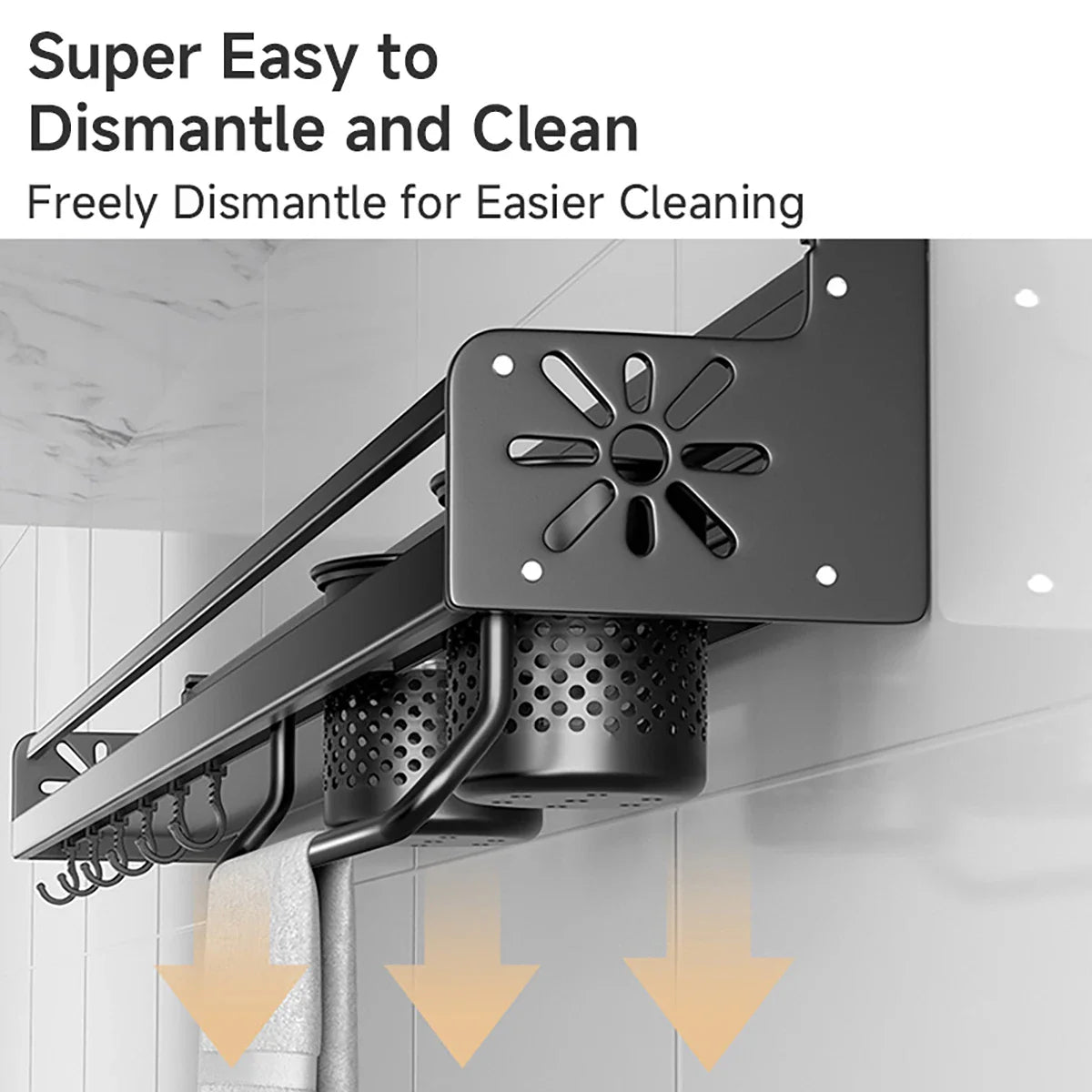 Spacious Kitchen Organizer Shelf