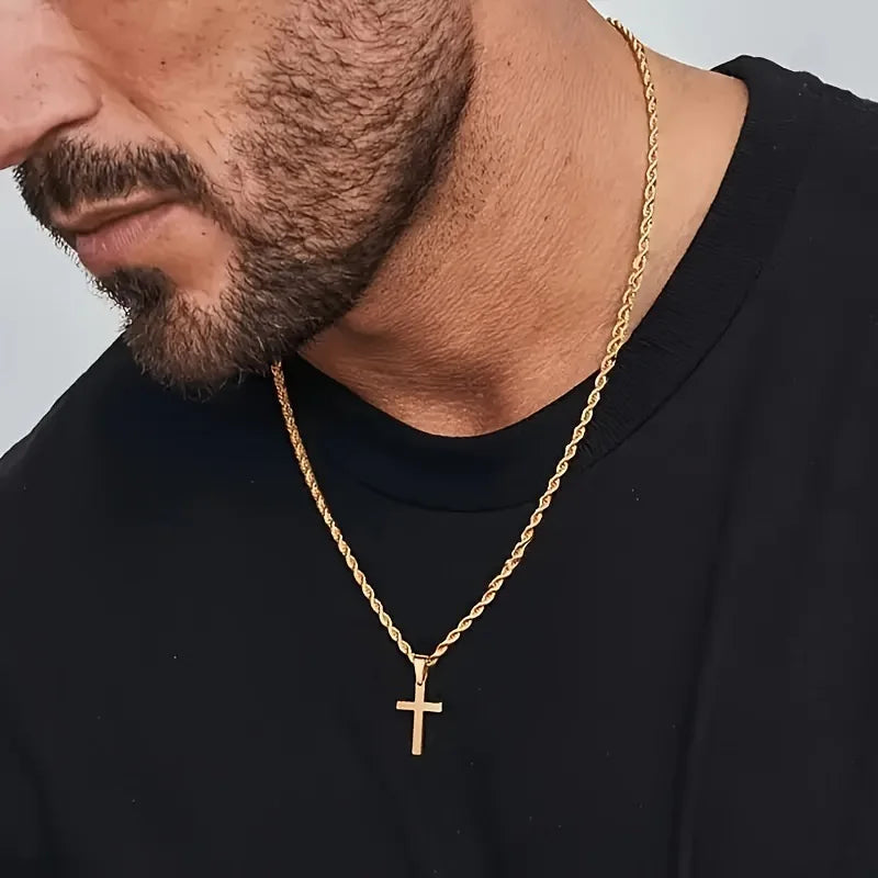 Timeless Gold Cross Necklace