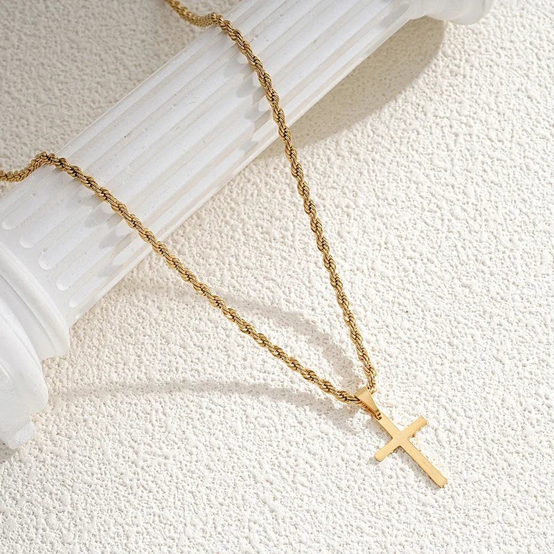 Timeless Gold Cross Necklace