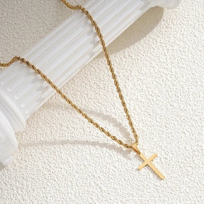 Timeless Gold Cross Necklace