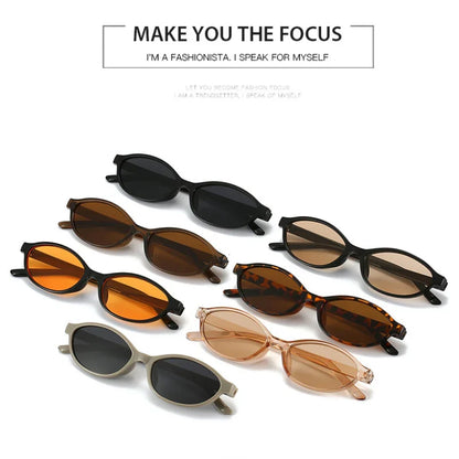 Trendy Oval Cat Eye Sunglasses