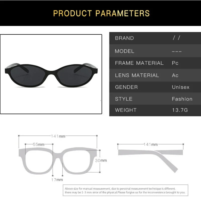 Trendy Oval Cat Eye Sunglasses