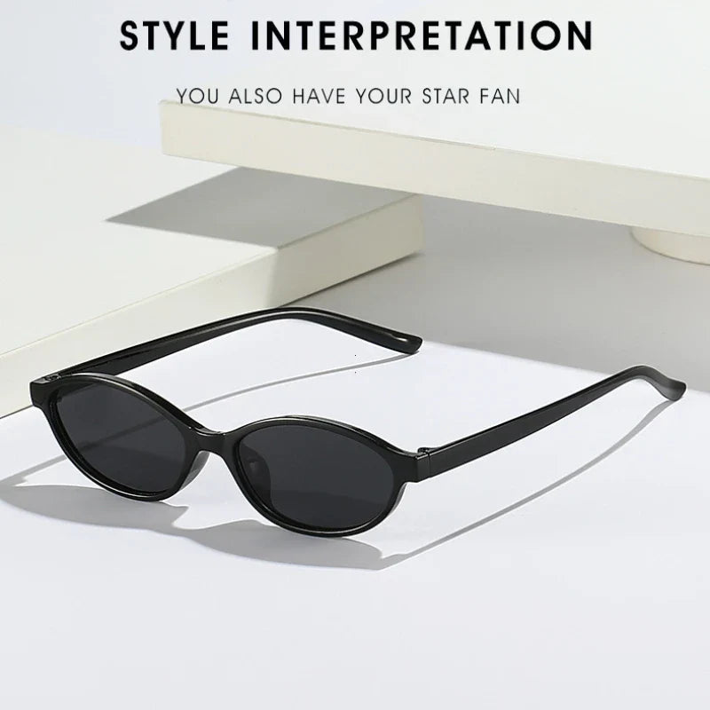 Trendy Oval Cat Eye Sunglasses