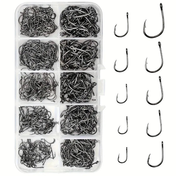 Ultimate Silver Fishing Hook Set