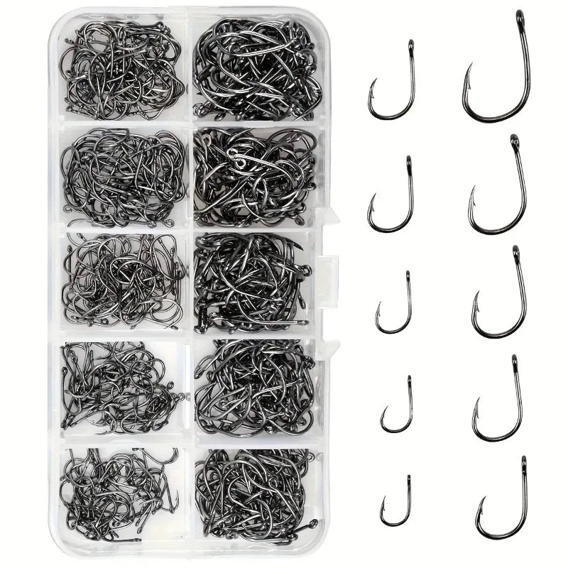 Ultimate Silver Fishing Hook Set