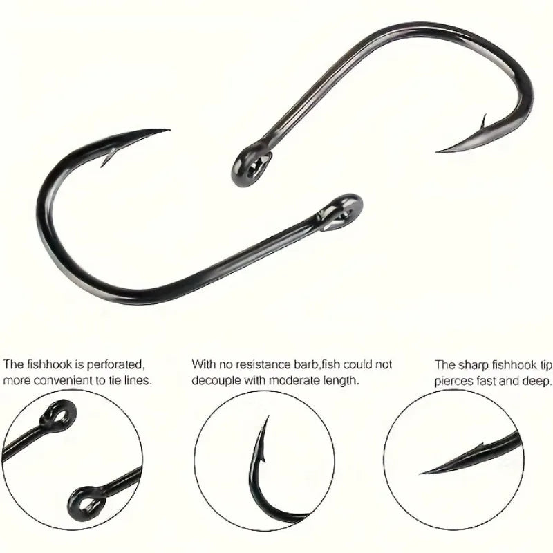 Ultimate Silver Fishing Hook Set