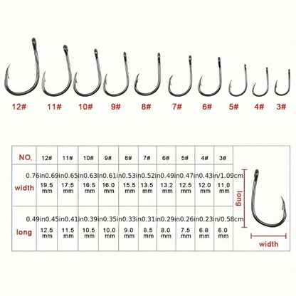 Ultimate Silver Fishing Hook Set