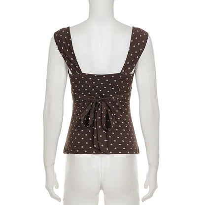 Chic Retro Polka Dot Cami
