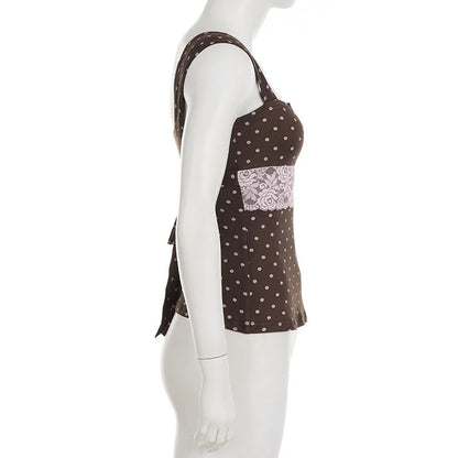 Chic Retro Polka Dot Cami