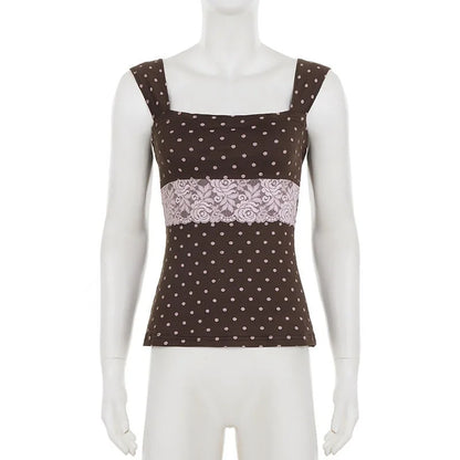 Chic Retro Polka Dot Cami